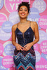 Load image into Gallery viewer, Sparkly Mermaid Lace-Up Sequins Navy Long Prom Dress
