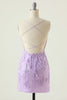 Load image into Gallery viewer, Sky Blue Short Tight Party Dress with Lace Beading