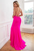 Load image into Gallery viewer, Glitter Hot Pink Mermaid Sequin Prom Dress
