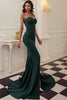 Load image into Gallery viewer, Black Mermaid Sweetheart Long Prom Dress