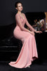 Load image into Gallery viewer, White Applique Mermaid Prom Dress