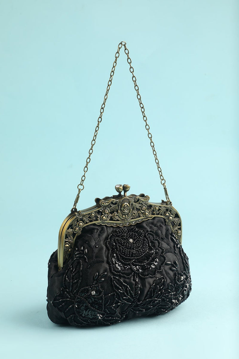 Load image into Gallery viewer, Black Party Handbag