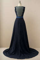 Load image into Gallery viewer, Applique Long Prom Dress