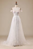 Load image into Gallery viewer, Ivory Detachable Off the Shoulder Corset Tulle Wedding Dress